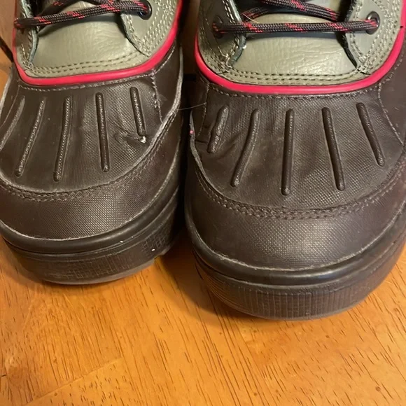 Nike Woodside ACG Hiking Trail Duck Brown/Green Boots (524872-236) Size 6y - Picture 3 of 10